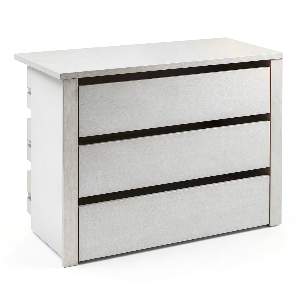 Cassettiera Interna per Armadio Systema, 99x69,3x50,9 cm, Effetto Tessuto, Prodotte in Italia