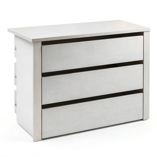 Cassettiera Interna per Armadio Systema, 99x69,3x50,9 cm, Effetto Tessuto, Prodotte in Italia