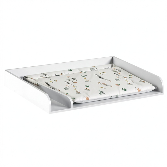 Fasciatoio Universale WOLTU con Divisorio Rimovibile in MDF Bianco